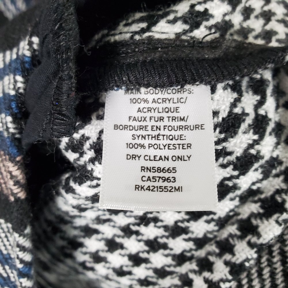 Susina | NWT plaid faux shearling jacket 2X - Picture 5 of 8